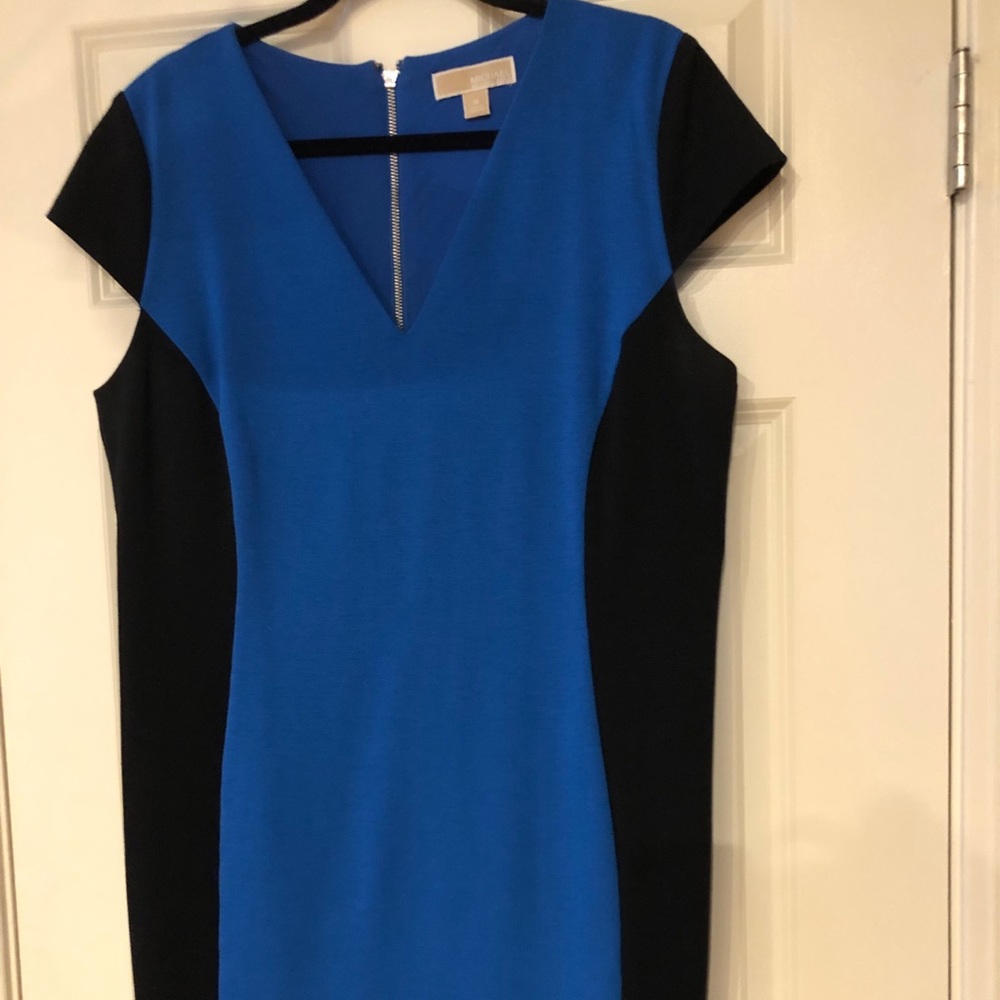 Michael by Michael Kors Blue and Black Colorblock